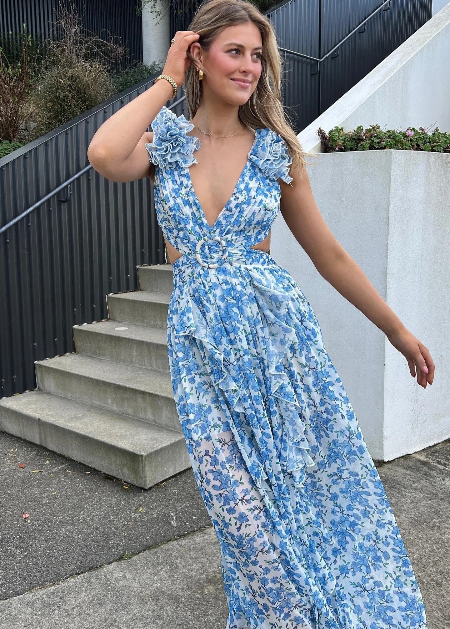 Robe Clementine – Élégance Fleurie