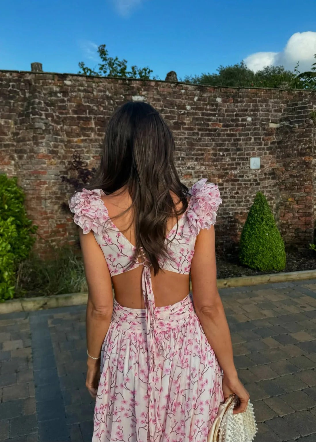 Robe Clementine – Élégance Fleurie