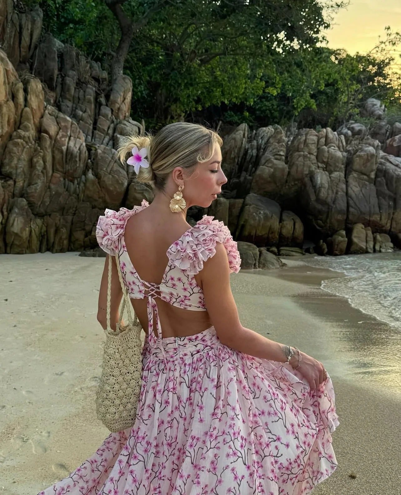 Robe Clementine – Élégance Fleurie